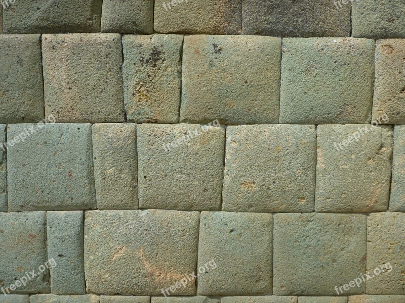 Wall Inca Stone Wall No Blockage Stones