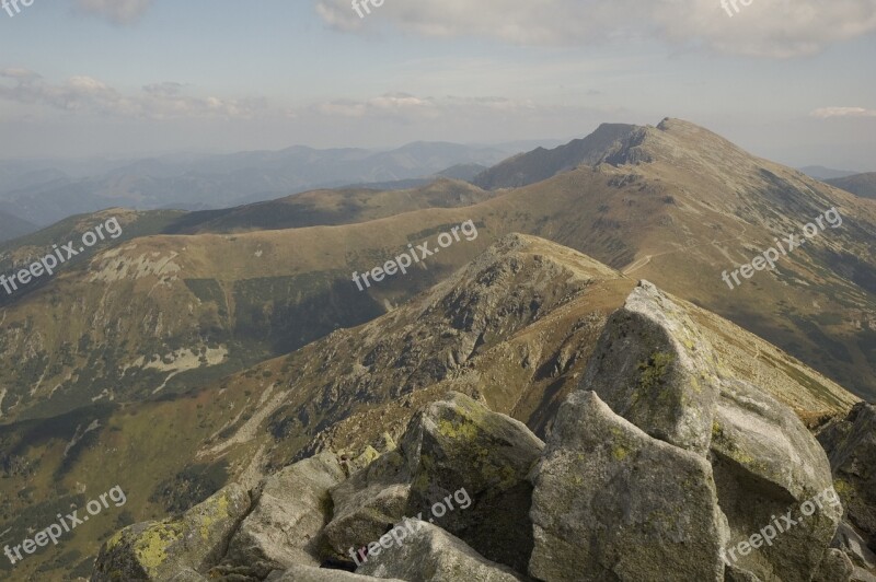 Chopok Peak Low Tatras Slovakia Nature