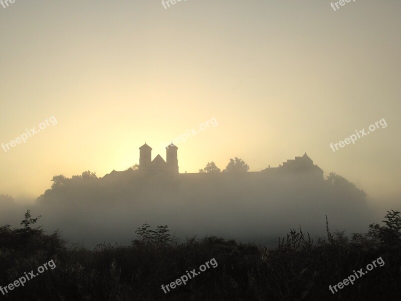 Architecture Sunrise Morning Tyniec The Fog