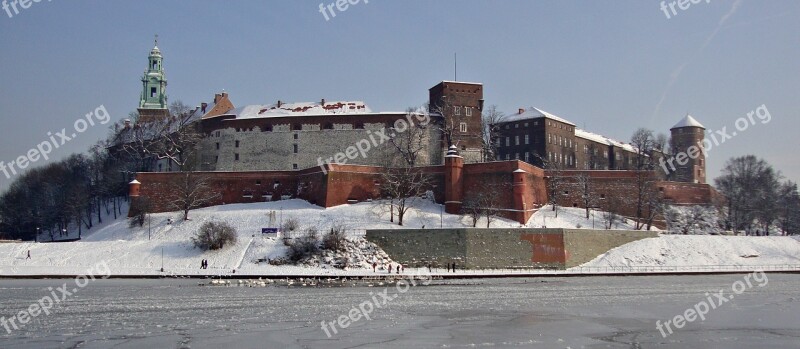 Kraków Poland Wawel Architecture Monument