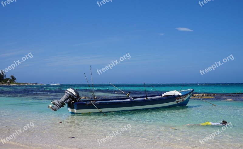 Caribbean Sea Blue Antigua Beach