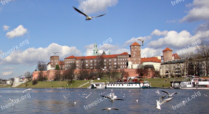 Kraków Poland Wawel Castle Architecture