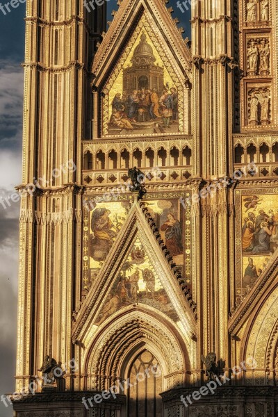 Cathedral Dom Italy Orvieto Masterpiece