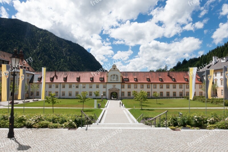 Monastery Ettal Baroque Architecture Bavaria