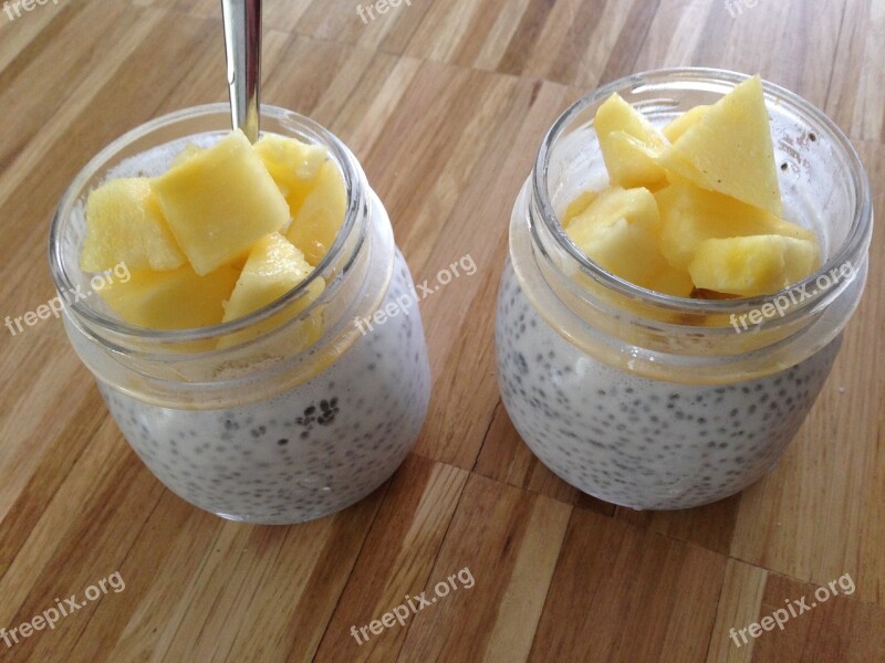 Chiappudding Pineapple Vegan Healthy Delicious