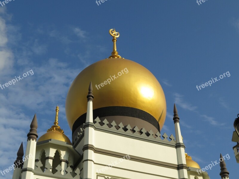 Singapore Sultan Mosque Kampong Glam Free Photos