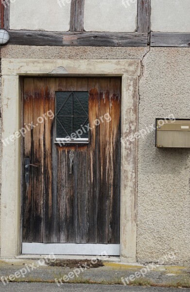 Abandoned Place Farm Input Door Ailing