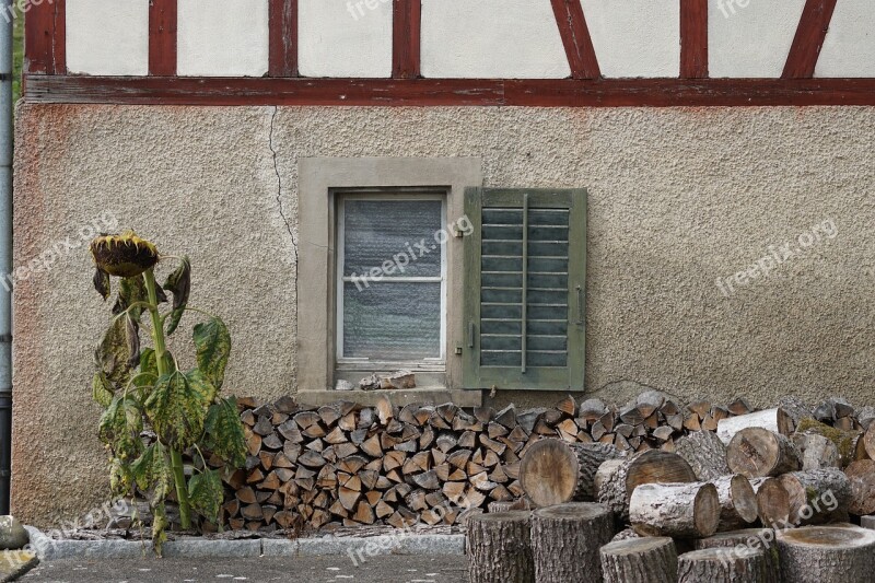 Abandoned Place Truss Timber Framed House Farmhouse Break Up