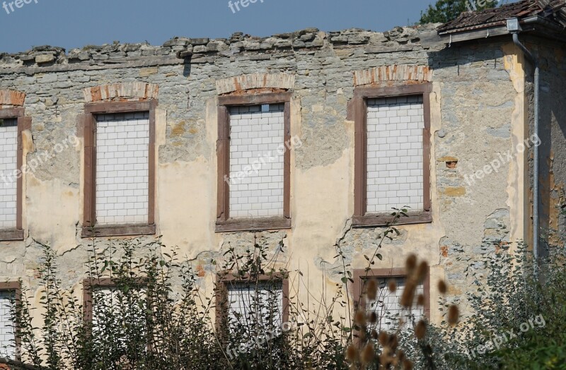 Abandoned Place Spinning Ruin Decay Factory Building