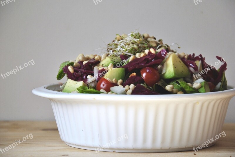 Salad Healthy Vegan Free Photos