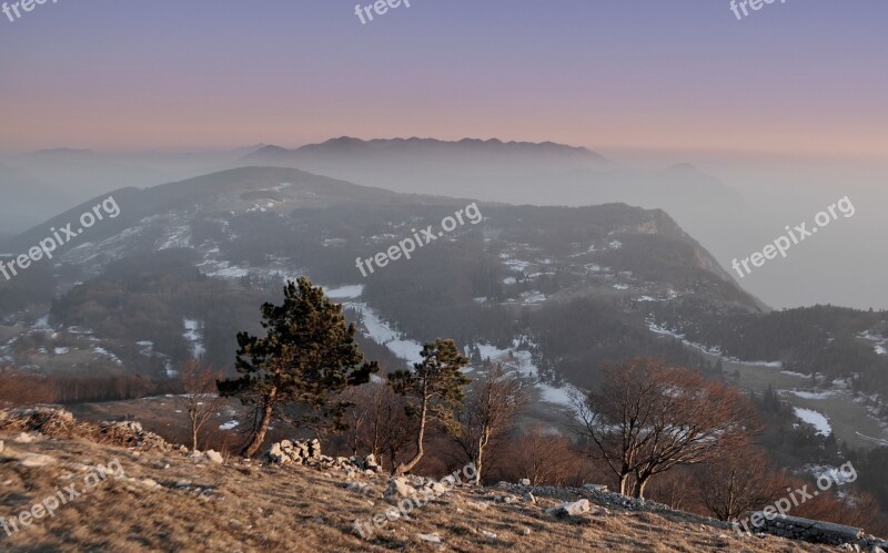 Fog Montes Sky Mountaineering Mountain Road