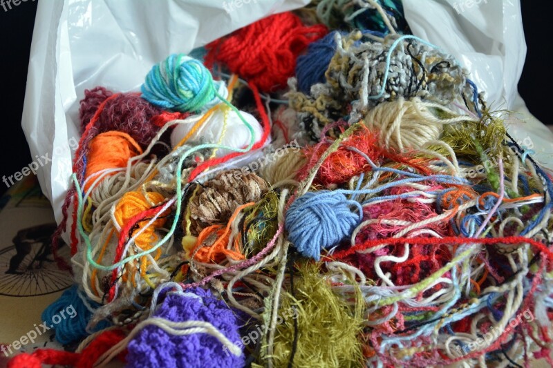 Wool Tangled Winter Knitting Free Photos