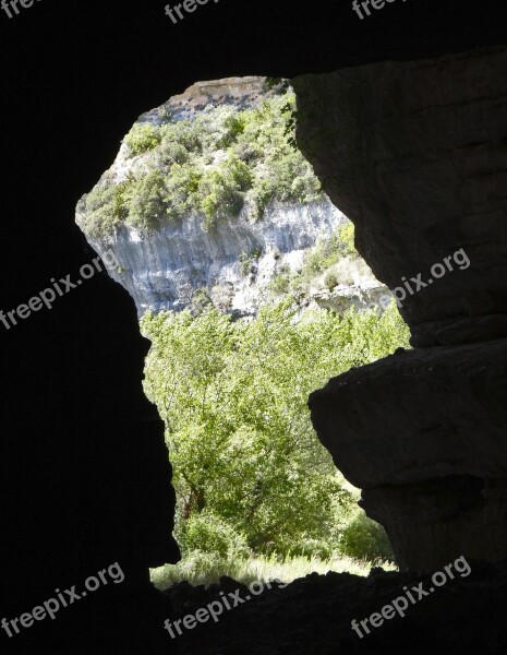 Cave Light Rock Nature Travel