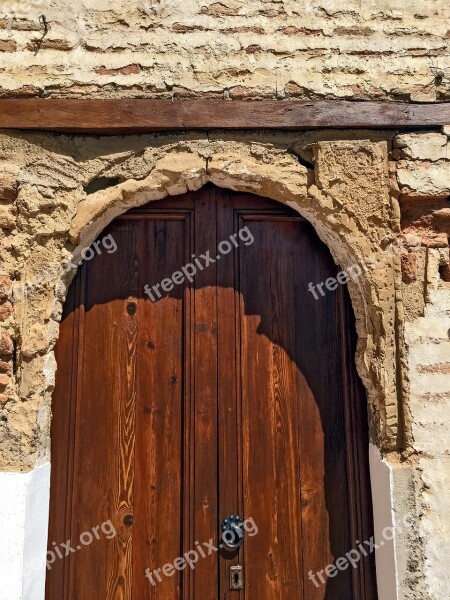 Doorway Spain Old Door Brick