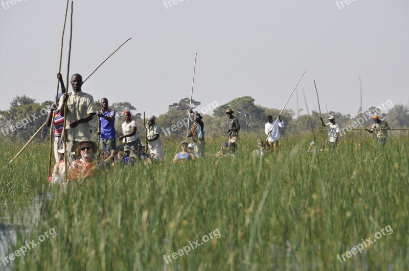 Mokoro Botswana Okavango Free Photos