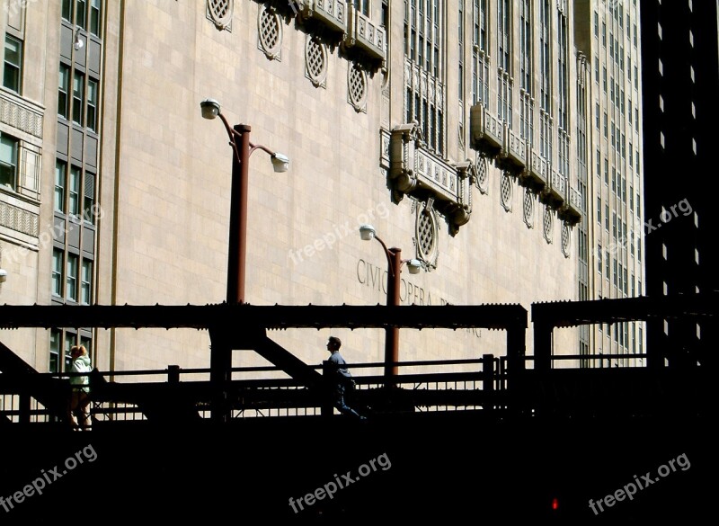 Chicago Big City Buildings Architecture Urbanscape