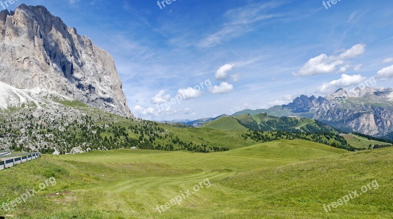 Mountains Nature Landscape Rock Dolomites