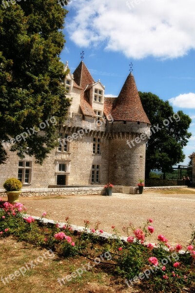 France Dordogne Périgord Castle Monbazillac