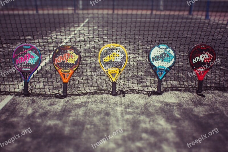 Paddle Paddle Tennis Court Free Photos