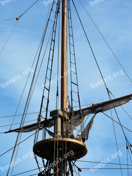 Mast Pirate Crows Nest Sky Ship