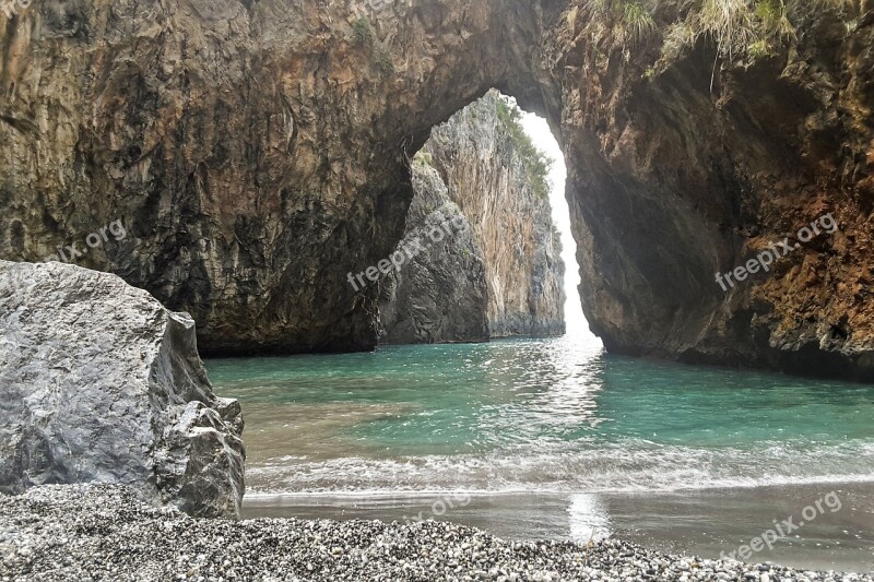 Italy Calabria San Nicola Arcella Arcomagno Sea