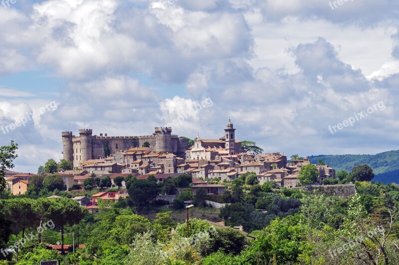 Bracciano Rome Lazio Italy Historic Village