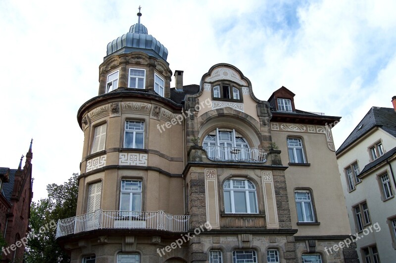 Art Nouveau Gründerzeit Weststadt Heidelberg Parked Cars