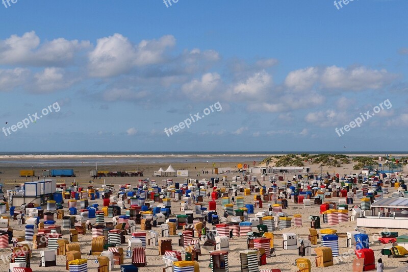 Beach Clubs Main Beach Borkum North Sea Vacations