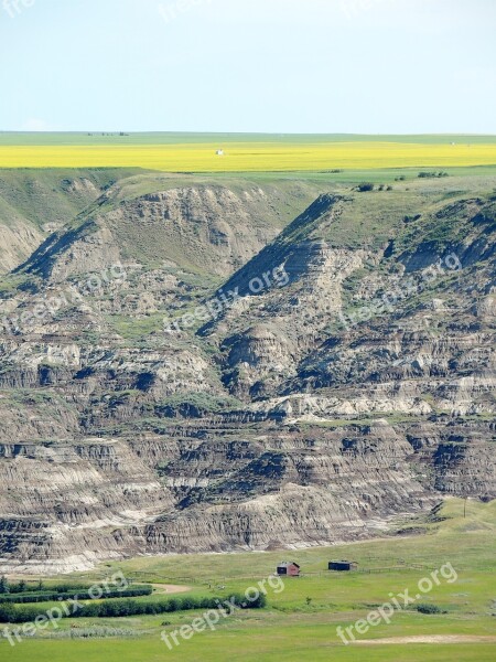 Drumheller Canyon Valley Nature Alberta