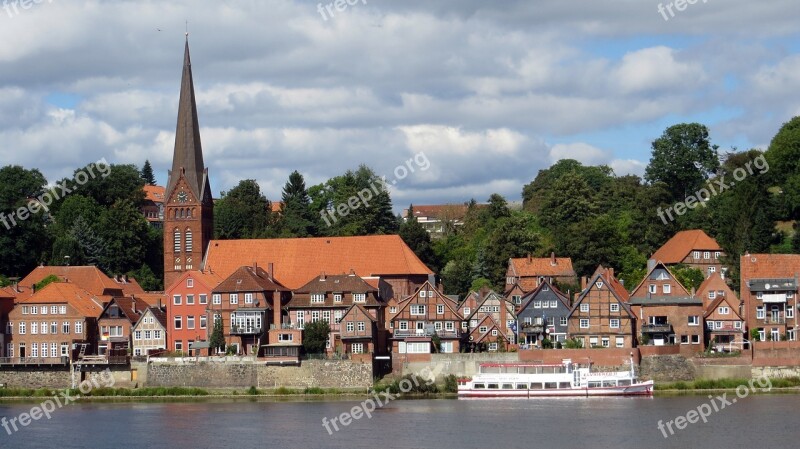 Lauenburg Elbe Historic Center Tourism Truss