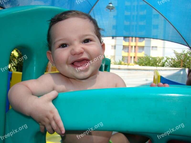 Baby Smiling Pool Toy Playground