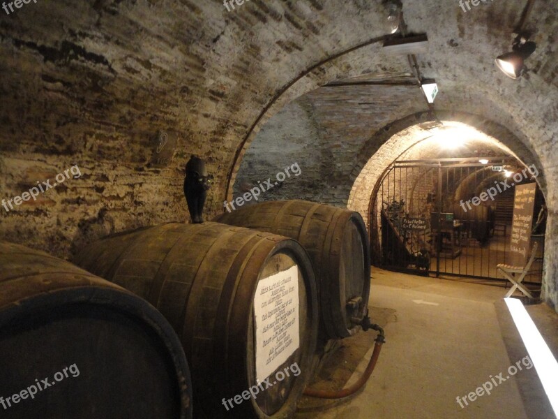 Cellar Barrel Wine Barrel Wooden Barrels Barrels