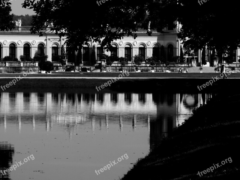 Karlsaue Orangery Black And White Kassel Free Photos