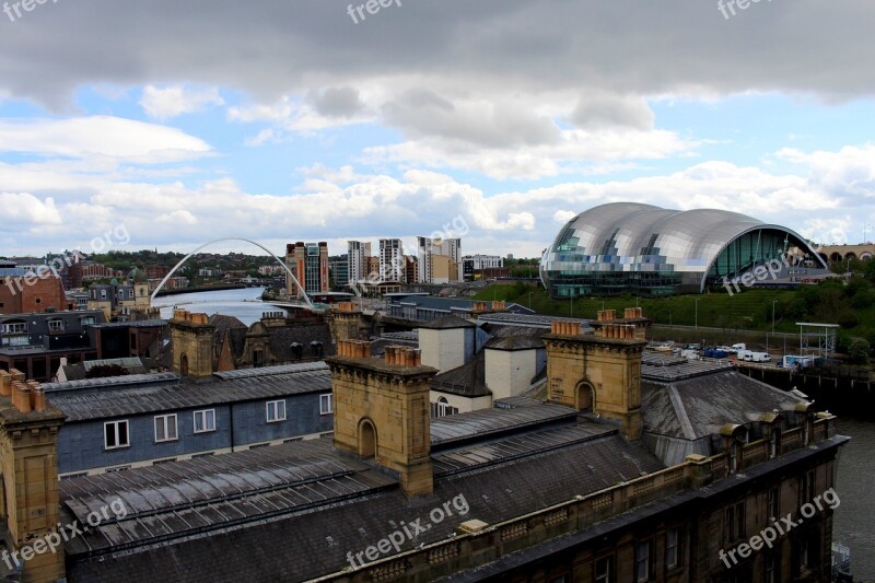 Newcastle Say Gateshead England Building Concert