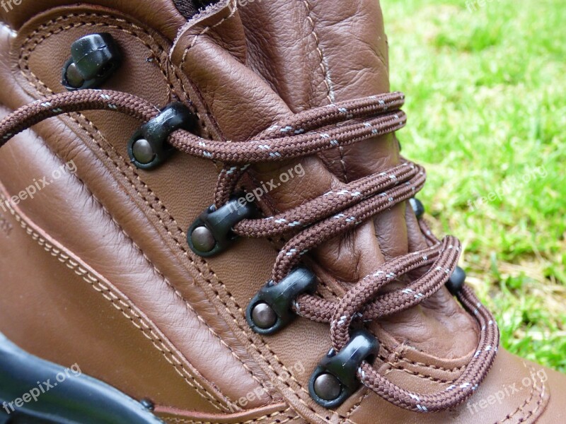 Buskin Security Shoes Leather Cords Free Photos