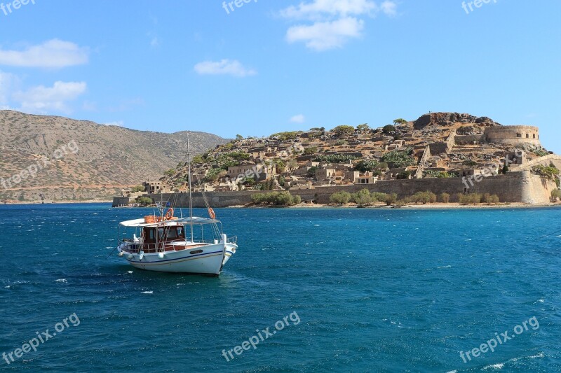 Crete Greece Spinalonga Island Leprosy Island