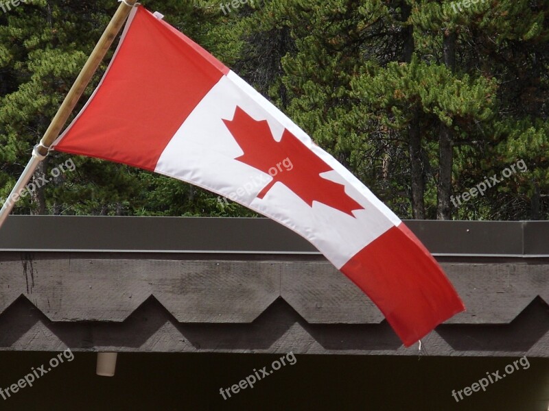 Canada Canadian Flag Maple Leaf Free Photos