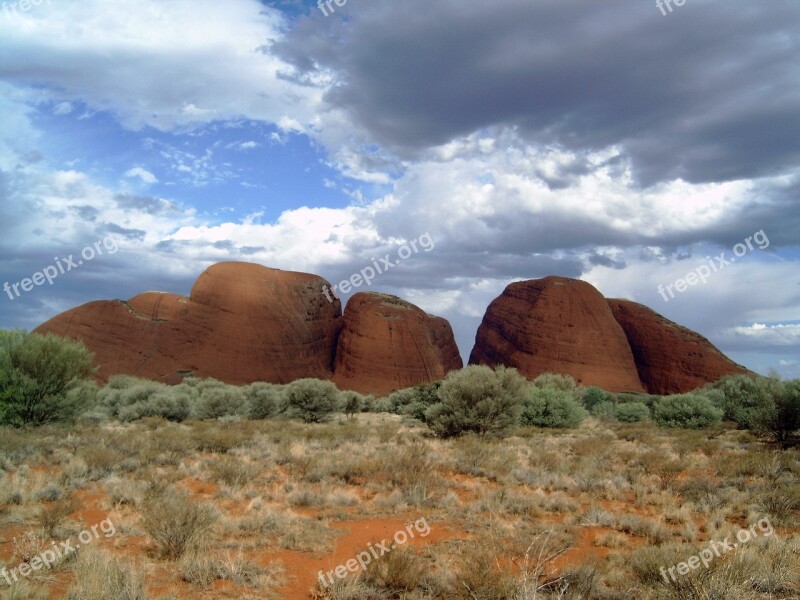 Nature Landscape Rock Australia Olga