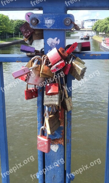 Saarbrücken Love Lock City Bridge