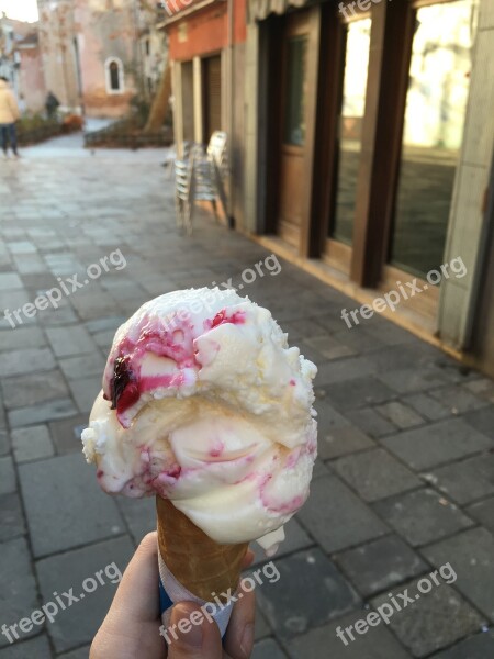 Ice Cream Italy Venice Gelato Icecream