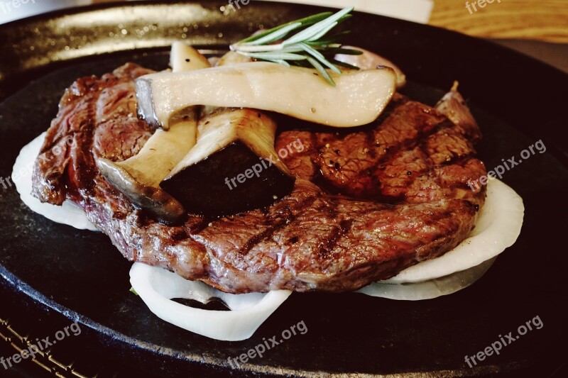 Steak Meat Dining Bob Free Photos