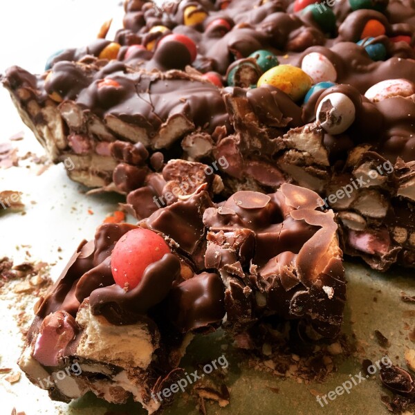 Rocky Road Chocolate Dessert Cakes Birthday