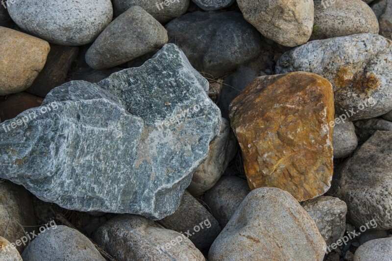 Rocks Stones Shapes Hard Outdoor