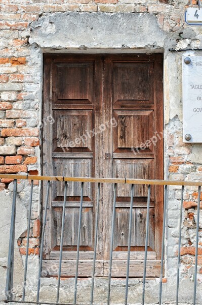 Door Wood Texture Paint Wall