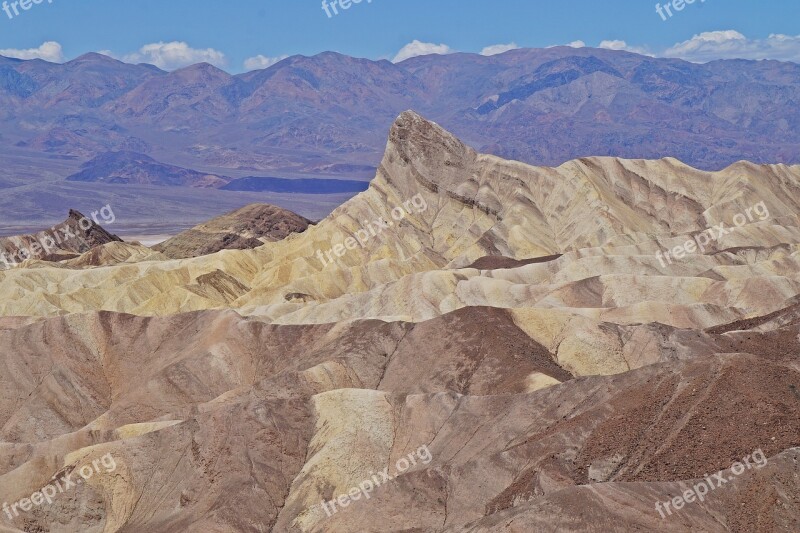 Zabriskie Point Death Valley California The West Free Photos