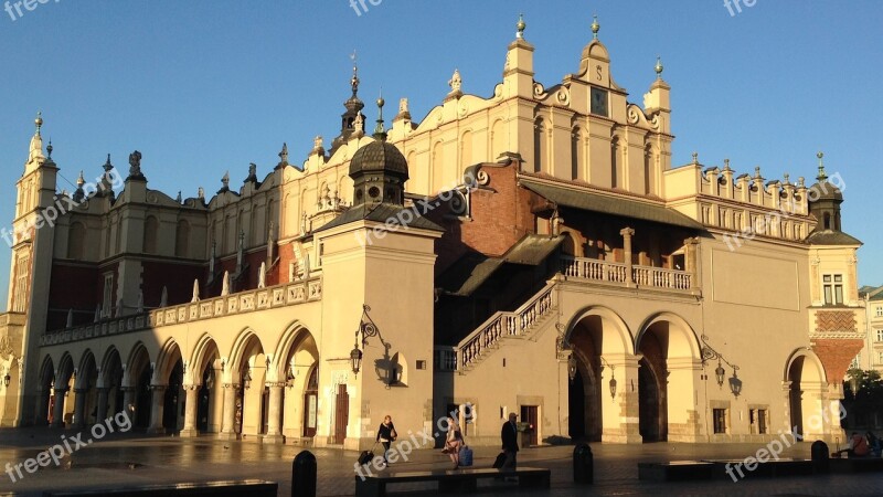 Kraków Cloth Hall Sukiennice The Market Architecture Tourism