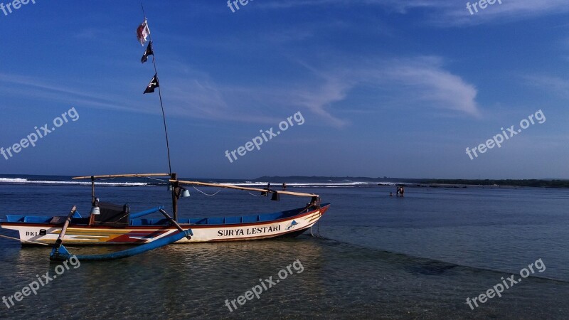 Boat Indonesia Fisher Sea Marine