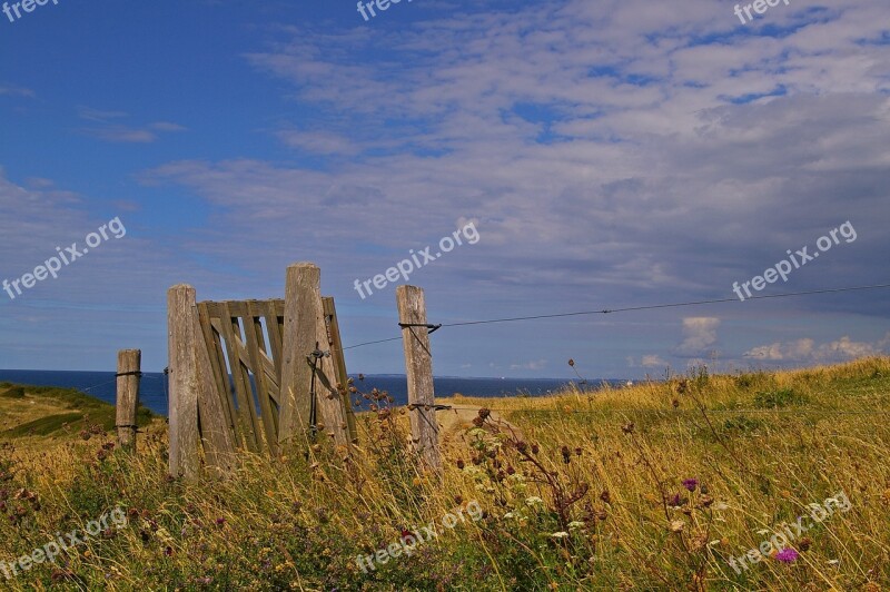 Gate Denmark Danish Coast Island Fyns Hoved