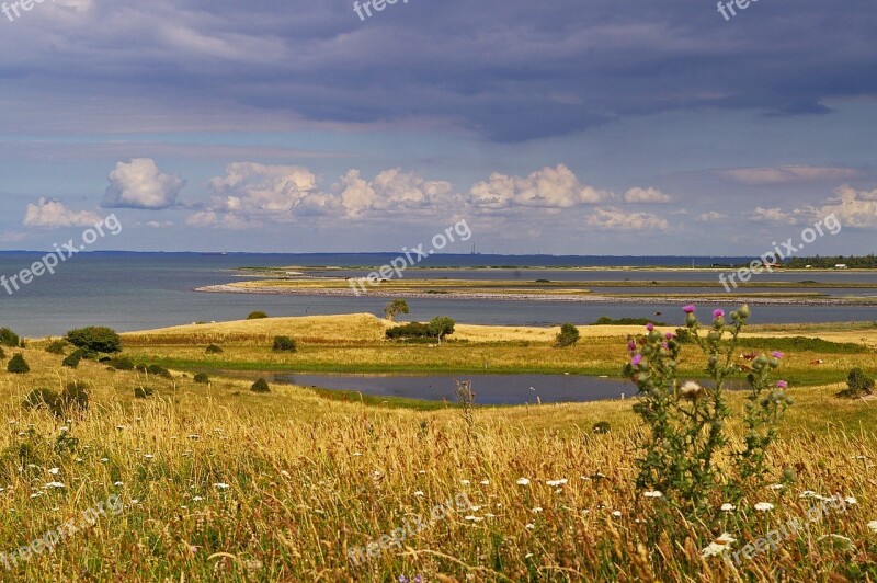 Denmark Danish Coast Island Fyns Hoved Baltic Sea