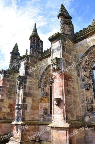 United Kingdom Scotland Roslin Rosslyn Chapel Church